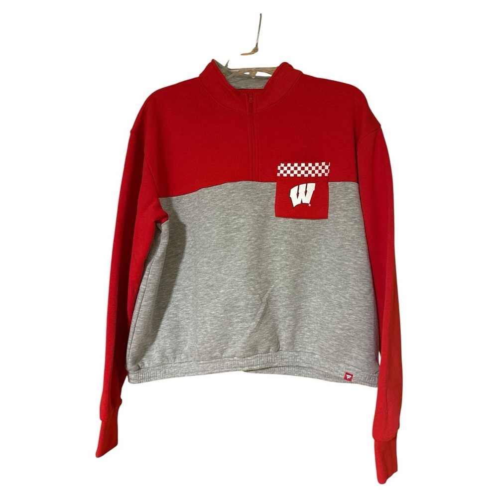 Fanatics Red and Gray Women's Sweatshirt